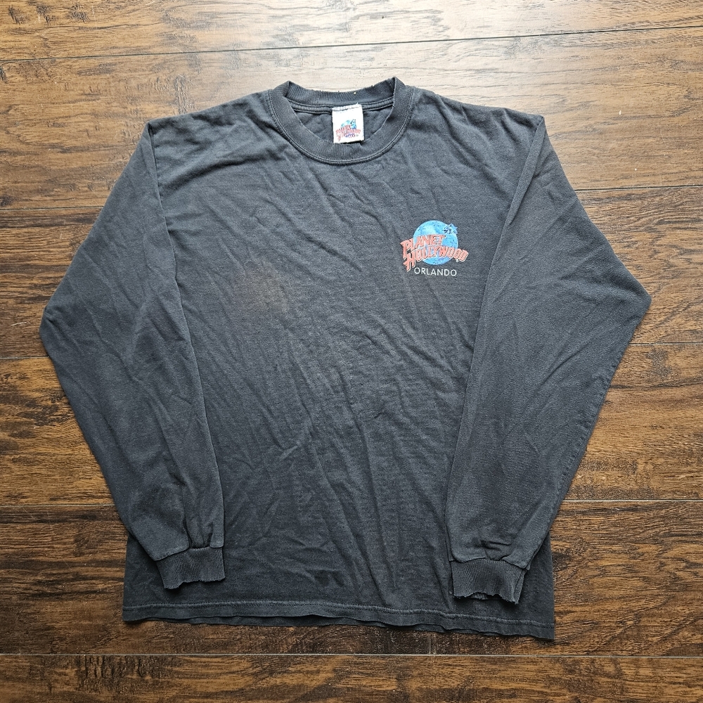 Vintage 90s Walt Disney World Resort Planet Hollywood Longsleeve Shirt